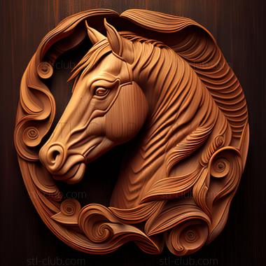 3D model st Idol horse famous animal (STL)